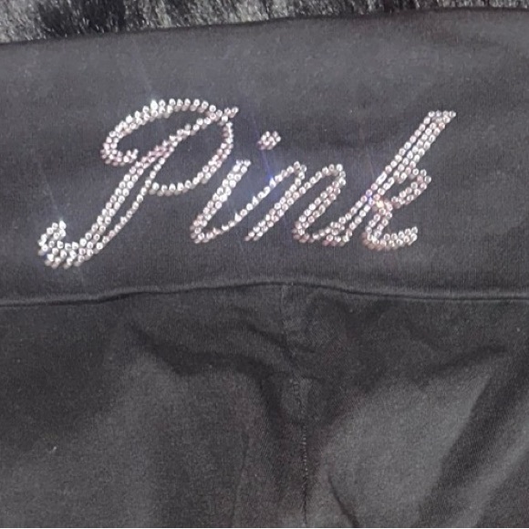 PINK Victoria's Secret Black Flare Leggings - Picture 5 of 6